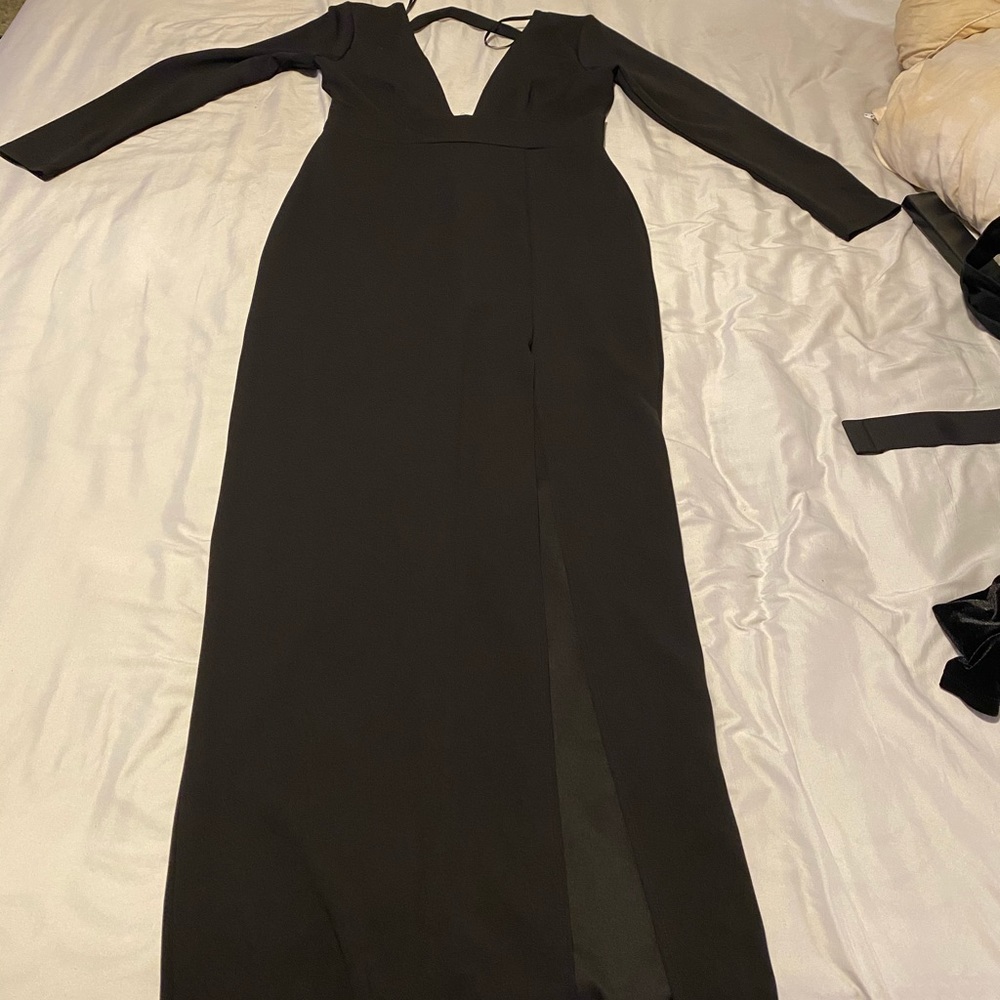 Long Black Evening Dress